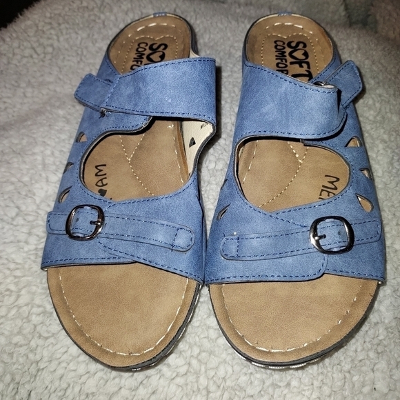 Band wagon comfort sandal faux Leather size 8 - Picture 7 of 12